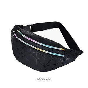 Packs for Women Man Cute Waist Packs Shiny Waist Bum Bag Waterproof for Travel